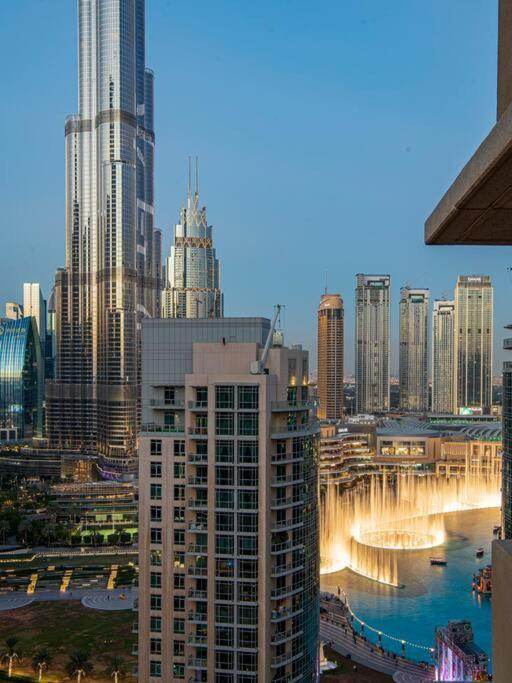 First Class 2Br With Full Burj Khalifa And Fountain View Dubaï Extérieur photo