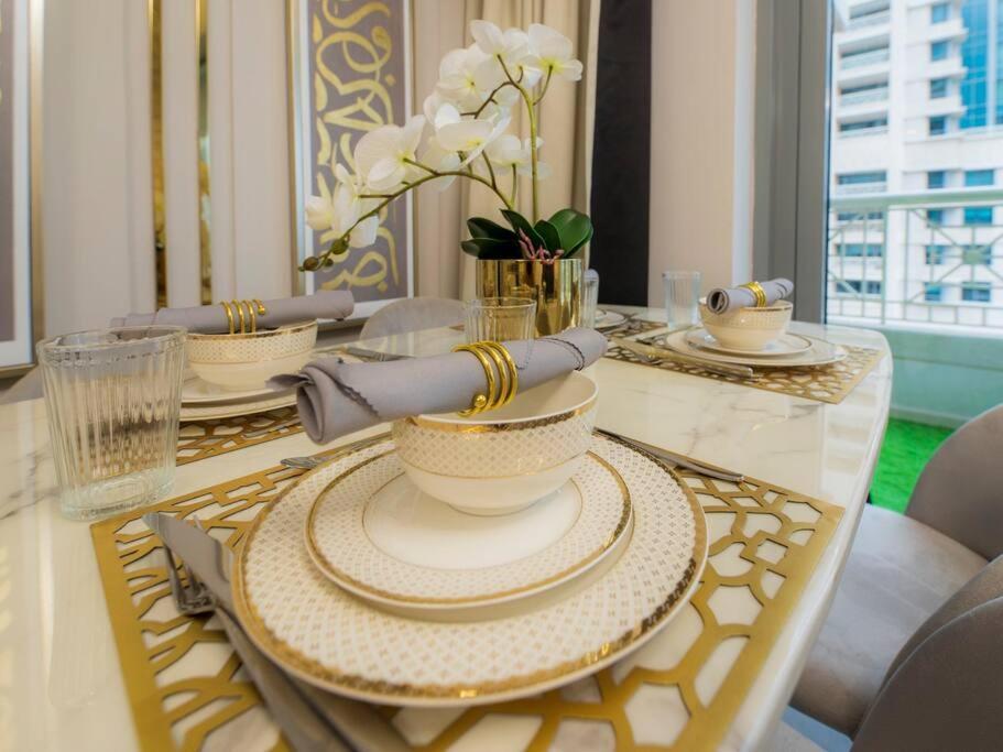 First Class 2Br With Full Burj Khalifa And Fountain View Dubaï Extérieur photo